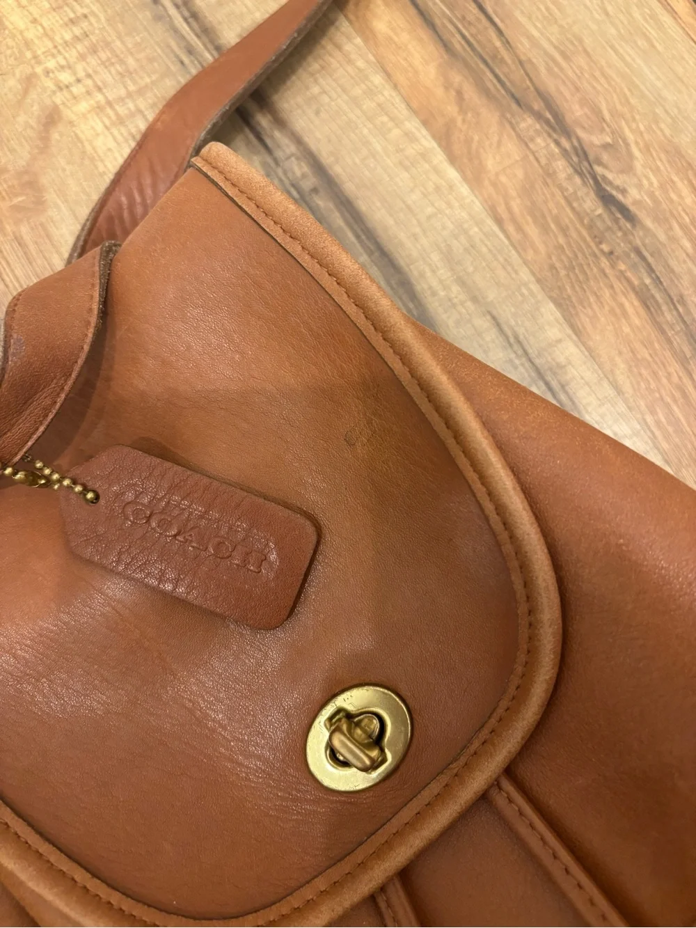 Coach Vintage Brown Leather Mini Backpack